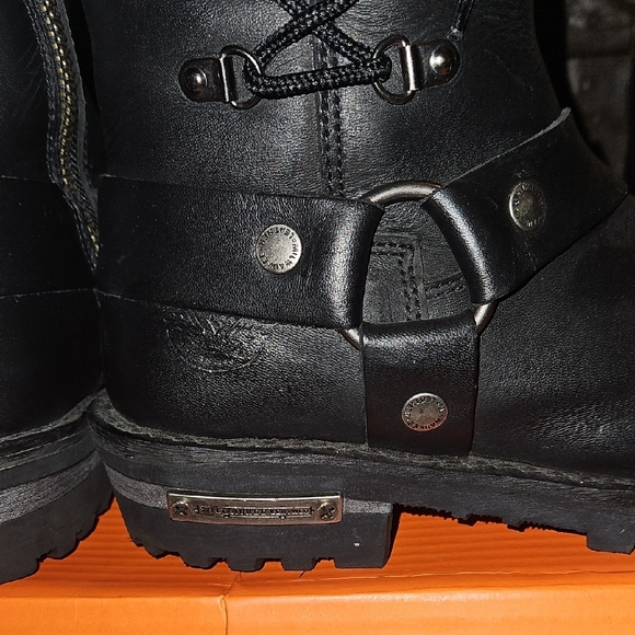 Milwaukee Leather Women's Lace-Up Motorcycle Boots - Picture 4 of 13